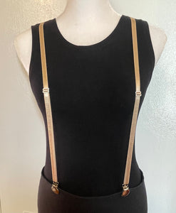 Women’s Undergarment Suspenders, Y-back, Butt Lifting, Smoothing, Shapewear and Belt Alternative, Nude