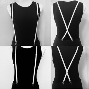 Women’s Undergarment Suspenders, X-back, Butt Lifting, Smoothing Shapewear & Belt Alternative, White