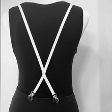Load image into Gallery viewer, Women’s Undergarment Suspenders, X-back, Butt Lifting, Smoothing Shapewear &amp; Belt Alternative, White