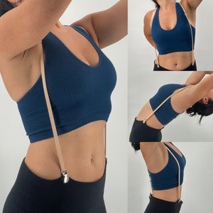 Women’s Undergarment Suspenders, X-back, Butt Lifting, Smoothing, Shapewear and Belt Alternative, Nude.